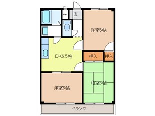 セカンドＭＫハイツの物件間取画像